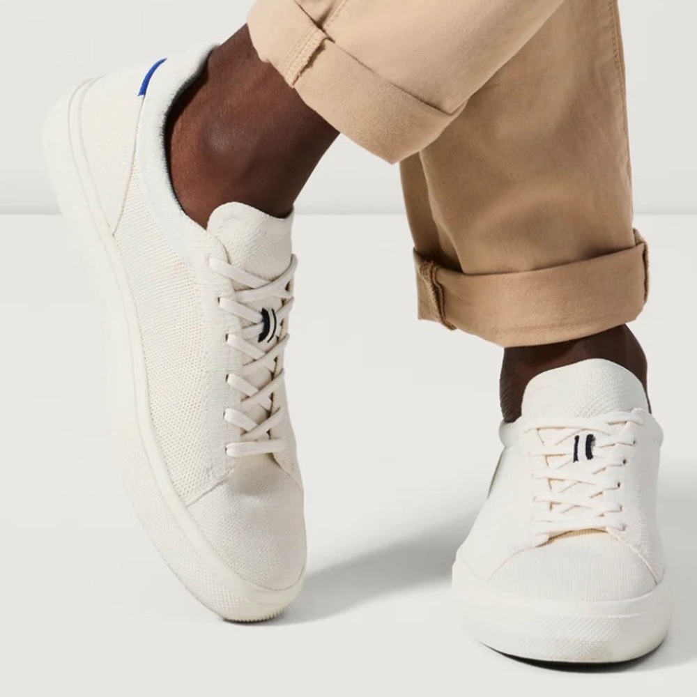 NWOT Rothy's The RS02 Sneaker in Bone Size 12.5 - Picture 1 of 5